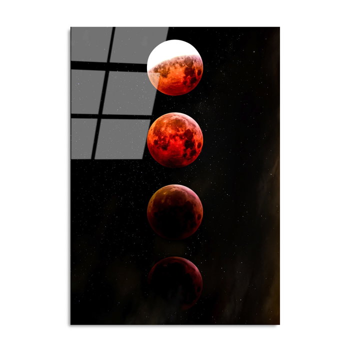 Wallity UV-201 Pintura Decorativa de Vidrio Templado Multicolor 70 x 100 cm